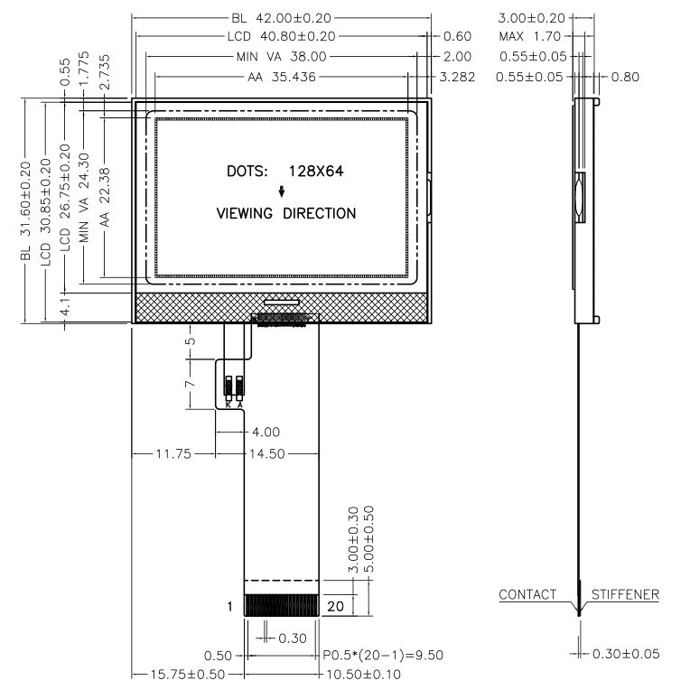 lcd drawing