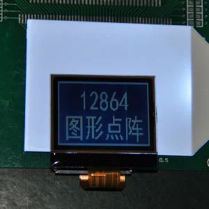 128x64 monochromatické COG LCD displeje
