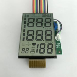 7 Seg obrazovka LCD displeje