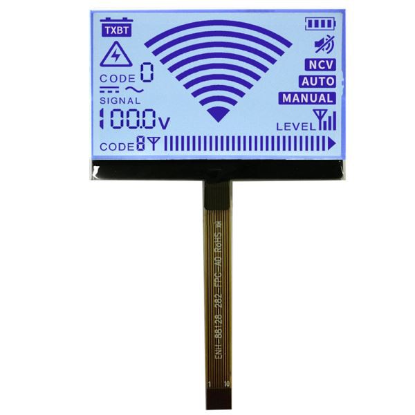 Přizpůsobená velikost LCD obrazovky 7 segmentový LCD displejový modul