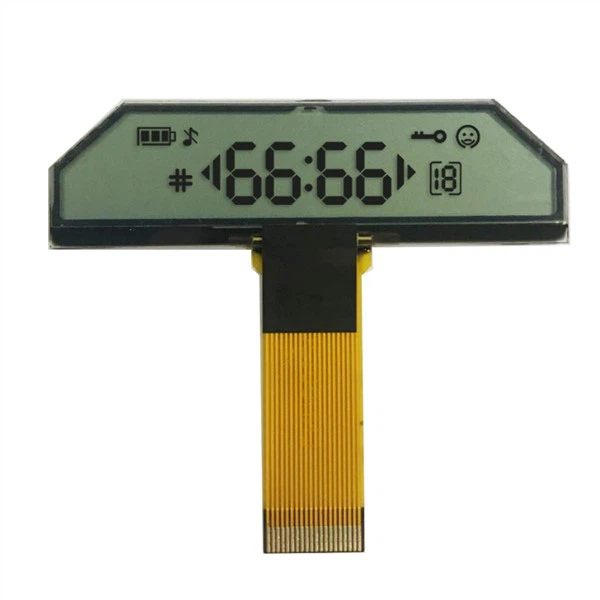 Vlastní velikost TN Segment LCD displej FPC Digitální LCD