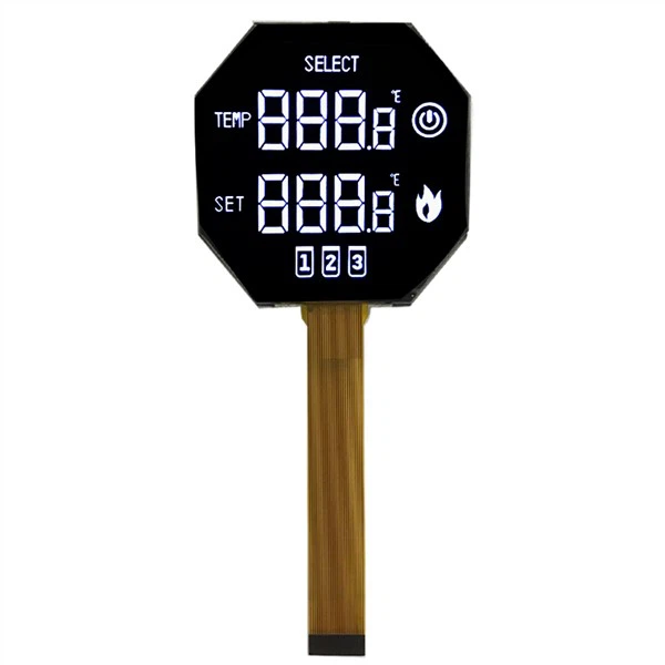 Segmentový LCD displejový modul FPC IC VA